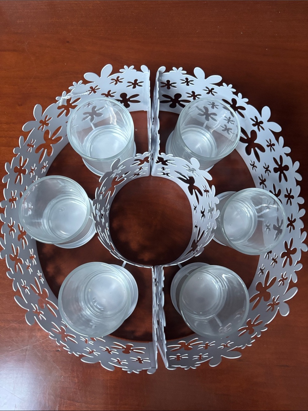 PartyLite "Blumenmeer" or "Blossom" decorative candle holder set - Picture 9 of 11